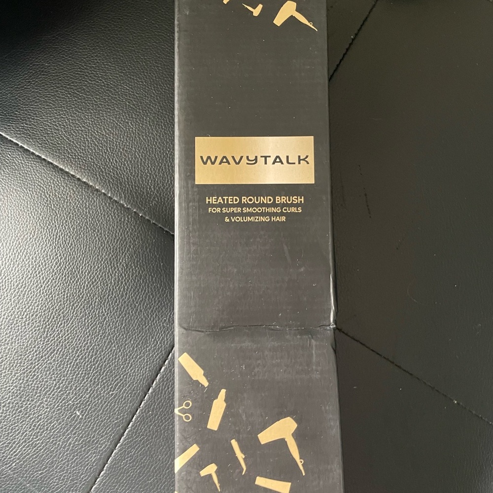 Wavytalk Black Heated Round Brush
